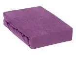 Prześcieradło Frotte z gumką fioletowe  220x200      008 fiolet